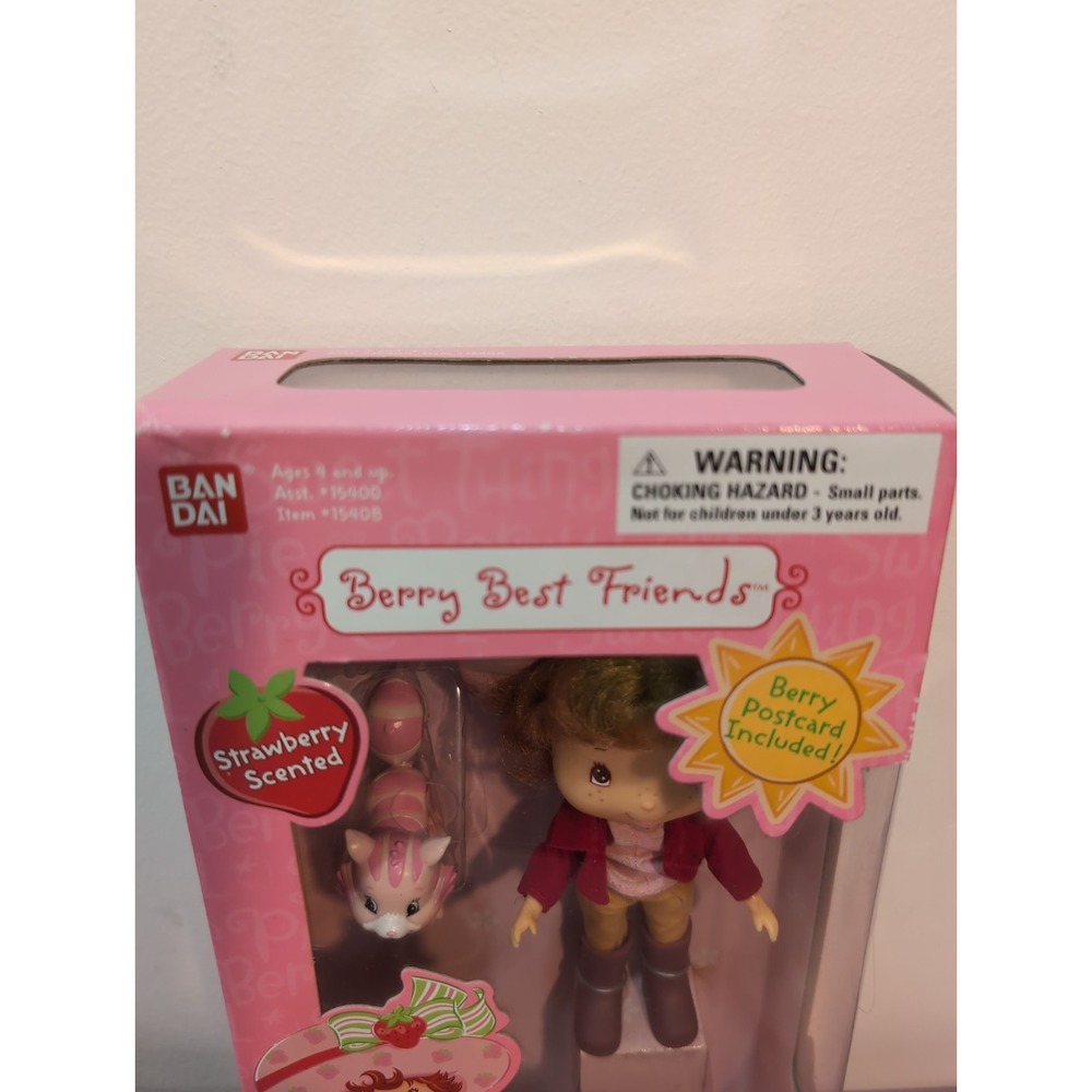 Vintage 2003 ~ Strawberry Shortcake & Custard ~ Berry Best Friends Giddy Up Doll - Picture 4 of 10